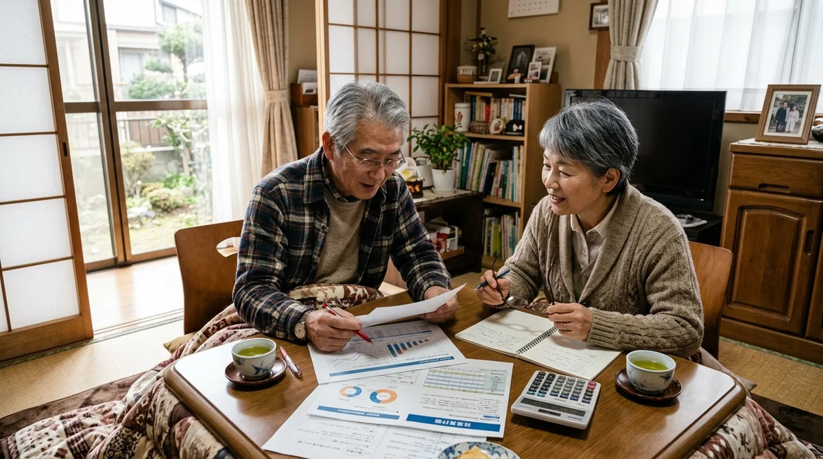 iDeCoとNISAの比較を示す家計相談のイメージ